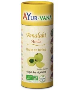 Amalaki - Amla - extrait standardisé à 25% de tanins BIO, 60 gélules